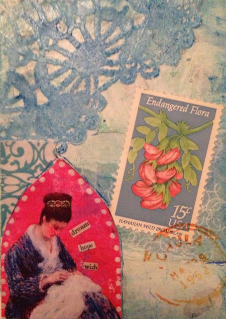 artist trading card by Paula Boyd Farrington