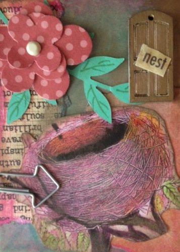 mixed media artist trading card by plstork ©2013