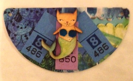 sea scallop collage by Lisa Robinson