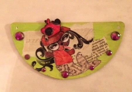 sea scallop collage by Michelle McLean of artfulembellishments.com