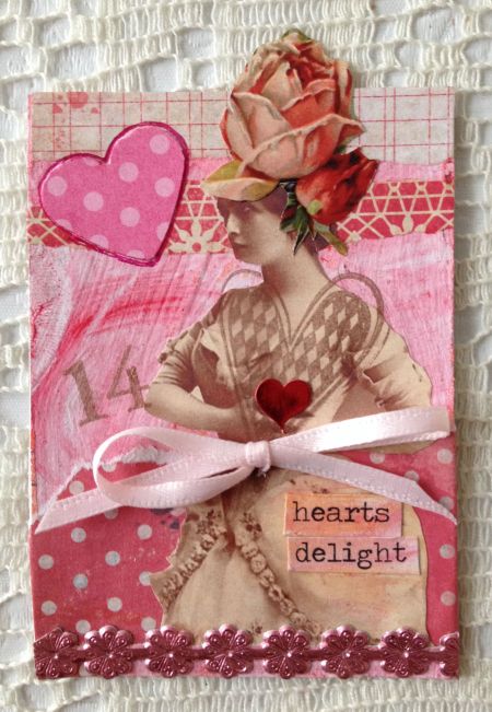 © 2013 paula boyd farrington · mixed media artist trading card